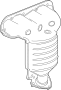 View Catalytic Converter with Integrated Exhaust Manifold Full-Sized Product Image 1 of 2