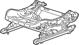 Seat. Frame. (Front, Lower). Rails to which the Seat.