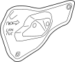 23110270 Door Water Deflector (Rear, Lower)
