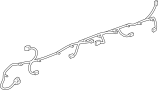 Image of Parking Aid System Wiring Harness image for your 2008 Chevrolet Tahoe  LT Sport Utility  