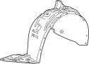 Image of Fender Splash Shield (Front) image for your 2020 Chevrolet Express 2500   