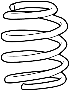 Image of Coil Spring (Front) image for your 2008 Chevrolet Corvette   