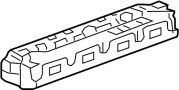 View Instrument Panel Air Bag (Upper, Lower) Full-Sized Product Image