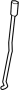 Door Lock Operating Rod (Rear)