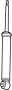 Image of Suspension Shock Absorber (Rear) image for your 2003 Chevrolet Express 2500 LS Extended Passenger Van 6.0L Vortec V8 CNG A/T RWD 