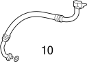 View Seal. Hose. Ring. (Front, Rear, Upper) Full-Sized Product Image