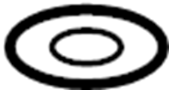 View Seal. Hose. Ring. (Front, Rear, Upper) Full-Sized Product Image