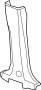 Door Pillar Post Trim Set (Upper, Lower)