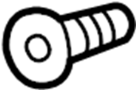 View Striker. Screw. Bolt. Door. Plate. (Rear, Upper, Lower) Full-Sized Product Image