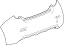 95489506 Bumper Cover (Rear)