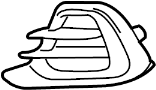 Bumper Cover Spacer Panel (Front, Upper, Lower). Bumper Cover Spacer.