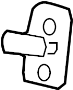 View Door Lock Striker Plate (Lower) Full-Sized Product Image 1 of 4