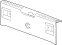 Image of Liftgate Trim Scuff Plate (Rear) image for your 2003 Chevrolet Trailblazer   