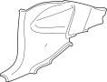 22612338 Interior Quarter Panel Trim Panel (Lower)