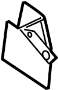 25766326 Radiator Support Air Deflector (Lower)