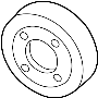 View Engine Water Pump Pulley Full-Sized Product Image