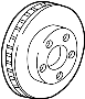 View Disc Brake Rotor (Front) Full-Sized Product Image