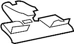 View Trim. Clip. Retainer. Quarter. Panel. (Rear, Upper, Lower) Full-Sized Product Image