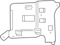 View Engine Control Module (ECM) Bracket Full-Sized Product Image