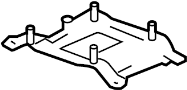 View Bracket. Assembly - Shift Control Housing. Automatic Transmission Shift Lever. Floor Pan. (Upper) Full-Sized Product Image