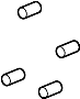 View Wheel Lug Stud (Front) Full-Sized Product Image