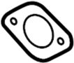 View Gasket. Pipe. (Front) Full-Sized Product Image