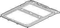 Image of Sunroof Frame (Right, Front) image for your 2020 Chevrolet Suburban    