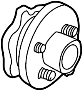 View Wheel Bearing and Hub Assembly (Front) Full-Sized Product Image 1 of 2