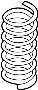 View Coil Spring (Rear) Full-Sized Product Image 1 of 2
