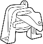 Image of Engine Mount (Front, Rear) image for your 2007 Chevrolet Express 3500 LS Standard Passenger Van  