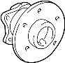 88970098 Wheel Bearing and Hub Assembly