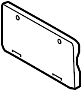 View License Plate Bracket Full-Sized Product Image