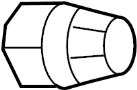 View DECORATIVE/FUNCTIONAL NUT CAP - WHEEL (HEX H.  Full-Sized Product Image
