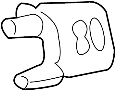 Image of Steering Wheel Trim (Upper) image for your 2008 Chevrolet Uplander    