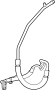 View Hose. Conditioning. Air. (A/C). Discharge.  Full-Sized Product Image