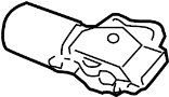 View Windshield Wiper Motor (Front) Full-Sized Product Image
