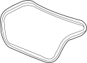 25854102 Deck Lid Seal