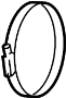 View Engine Air Duct Clamp (Front, Rear) Full-Sized Product Image