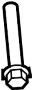 View Suspension Control Arm Bolt (Front, Upper, Lower) Full-Sized Product Image 1 of 3