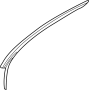 92280412 Door Seal (Front, Upper)