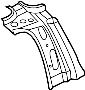 15748747 Body D-Pillar (Rear, Upper)