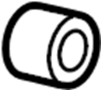 25178714 Grommet. Air. Indicator. Filter. Engine Intake Hose Bushing.