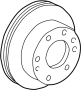 View Disc Brake Rotor (Front) Full-Sized Product Image