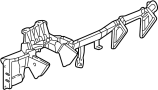 Image of Reinforcement. (Lower). Instrument Panel. image for your 2007 GMC Sierra 2500 HD 6.6L Duramax V8 DIESEL A/T 4WD SLE Crew Cab Pickup Fleetside 