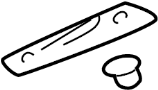 15055866 Sunroof Drain Hose (Front)