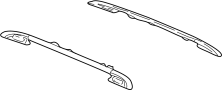 View Roof Luggage Carrier Side Rail Full-Sized Product Image