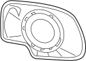 88944392 Door Mirror Glass