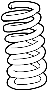 View Coil Spring (Front) Full-Sized Product Image 1 of 2