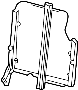 88941749 Seat Back Panel (Rear, Upper)