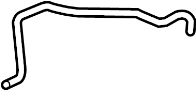 View Engine Coolant Overflow Hose. Vent Hose.  Full-Sized Product Image
